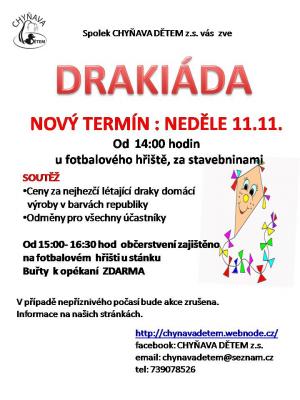 Drakiáda  - nový termín 1